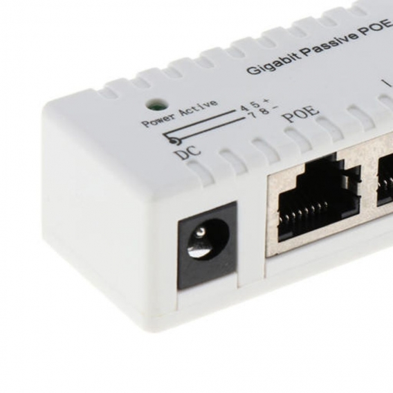 X Passive Poe Injector Adapter Power Over Ethernet V Mit Led