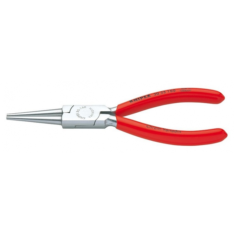 Knipex langbeckzange DIN ISO 5745 Länge 160mm rund Chrom Griffe mit