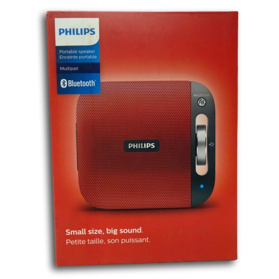 Wie Neu - Philips BT2600R/00 Multimedia-Lautsprecher rot