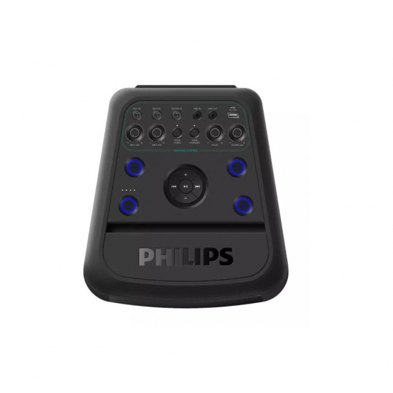 Philips TANX100/10 schwarz Bluetooth-Partylautsprecher Mikrofoneingang Karaoke