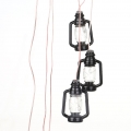Solar Wind Glockenspiel Laterne Farbwechsel Mobiles Licht LED Windspiele Wasserdichte Haengelampen fuer Home Yard Night Garden P
