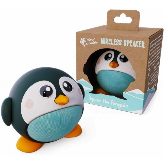 Planet Buddies Kabelloser Lautsprecher - Pepper the Penguin