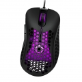 V18 Wired Gaming Maus Honeycomb Hohl RGB Spiel Maus & Sechs Tasten Einstellbar Farbe Schwarz