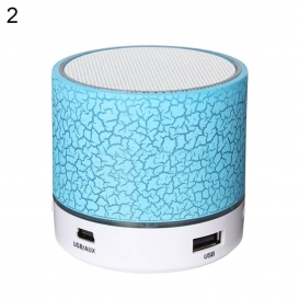 More about LED Mini tragbarer drahtloser Bluetooth-Lautsprecher USB-Musik im Freien Play Play Blau 118,68 g