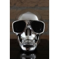 United Entertainment lautsprecher Skull Bluetooth 13 cm Stahl silber