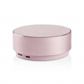 NEDIS SPBT1001PK Haut-Parleur Bluetooth, 9 W, Design en métal, Or Rose