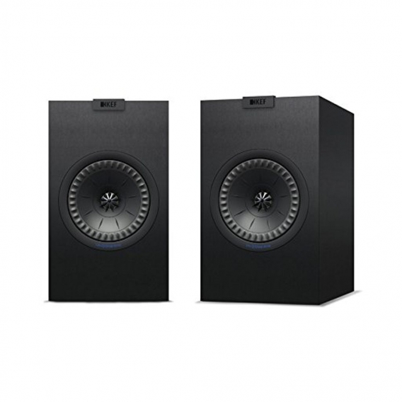 KEF Q150 Noir Haut-Parleur - Hauts-parleurs (2-Voies, 2.0 canaux, 51-28000 Hz, 8 Ohm, Noir)