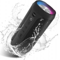 Tragbarer wasserdichter Bluetooth-Lautsprecher Umschalten zwischen Bluetooth-Pairing und Aux-Eingangsmodus per Telefontaste schw