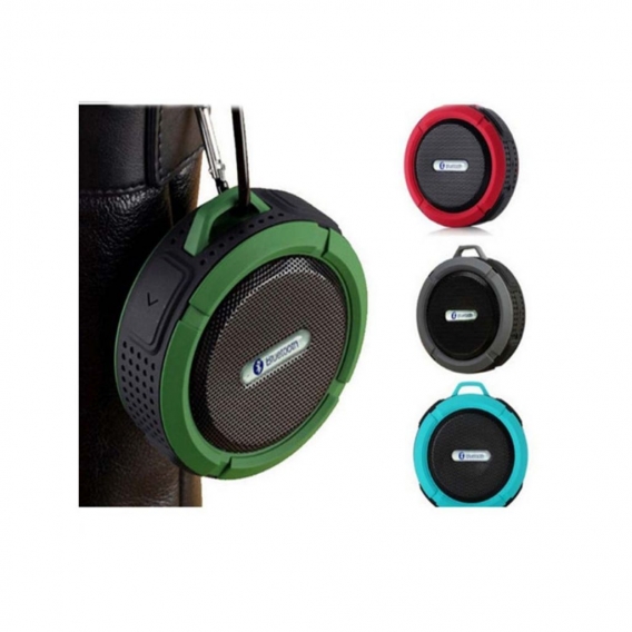 Bluetooth-Duschlautsprecher, tragbarer Lautsprecher mit Subwoofer, wasserdichter kabelloser Lautsprecher, Mini-Stereolautspreche