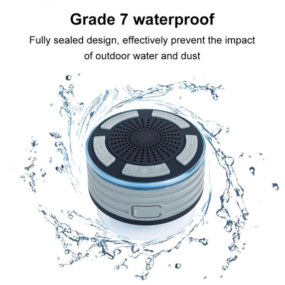 Dusche Lautsprecher, wasserdicht IPX7 Tragbare Wireless Bluetooth 4.0 Lautsprecher mit Super Bass und HD Sound, perfekte Lautspr