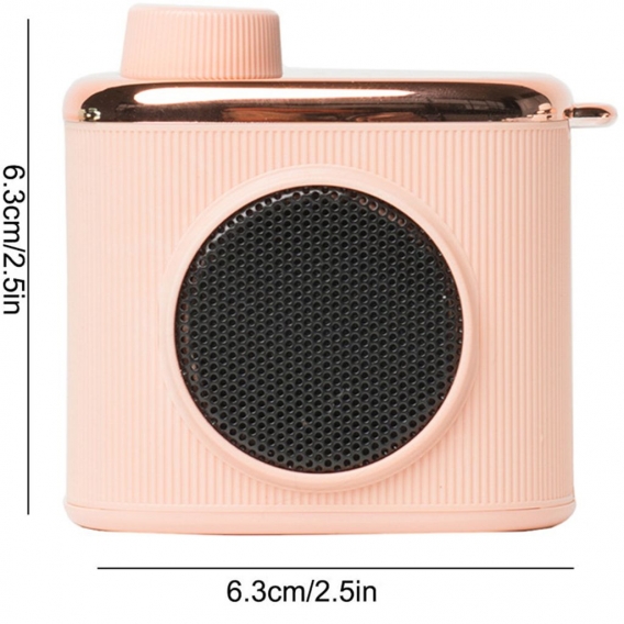 Retro Kamera Form Tragbarer Bluetooth Lautsprecher Extra Bass Kabelloser Speaker Eingebautem Mikrofon 6 Stunden Spielzeit, Für I