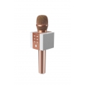 Karaoke-Mikrofon med Bluetooth Lautsprecher 5W - Roségold