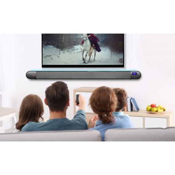 TECHNAXX 2.0 Bluetooth SOUNDBAR TX-139 mit DAB+ und Hintergrundbeleuchtung