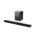 SHARP HT-SBW202 2.1 Soundbar (200 Watt) mit drahtlosem Subwoofer (USB, HDMI, Bluetooth), Schwarz