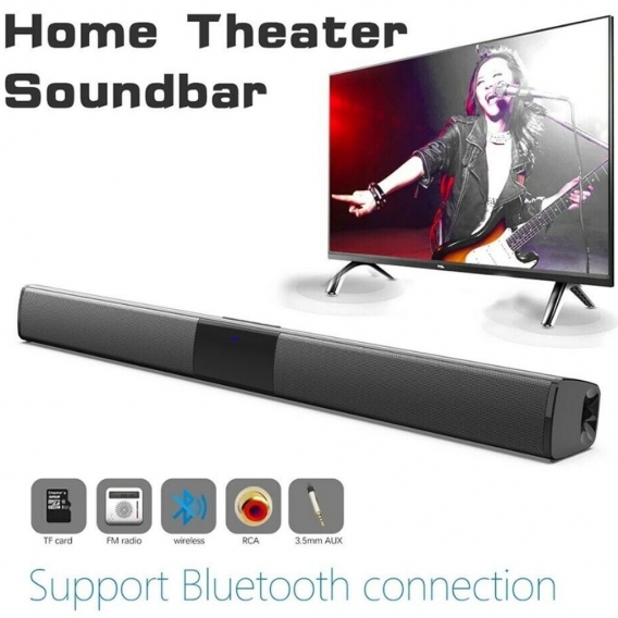 Melario Bluetooth Soundbar Subwoofer TV Sound Heimkino Lautsprecher mit Fernbedienung