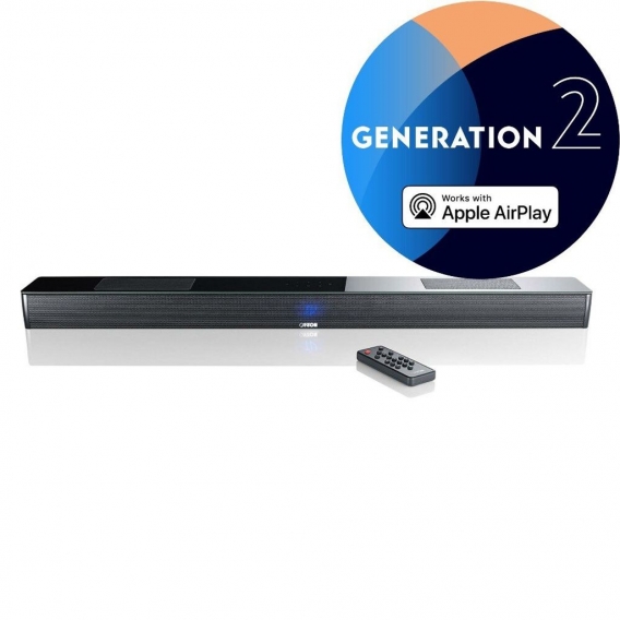 Canton Smart Soundbar 10 schwarz Multiroom Soundbar Dolby Atmos AirPlay 2 HDMI