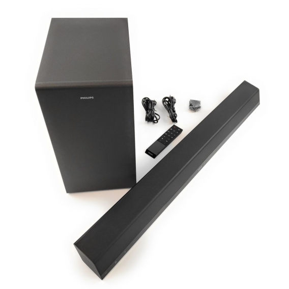 Philips B7305/10 Soundbar Bluetooth Subwoofer kabellos 300W Dolby Audio HDMI ARC