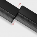 Soundbar für TV, Soundbar mit Bluetooth 5.0, 3,5 Mm Aux, USB  Und Subwoofer Eingang, Wandmontierbar, Abnehmbar Farbe Schwarz