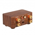 Holzmaserung HIFI BT 5.0 Digitaler Leistungs-Audioverstaerker Klasse D 50WX2 Stereo Home Audio Auto Marine USB / AUX IN