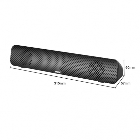 SADA V-108 Lautsprecherleiste Computerlautsprecher Stereo-HiFi-Sound Kabelgebundene Computer-Soundleiste Rich Bass USB-Soundbar-