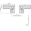 Slim Fit Wandhalterung für Samsung TV, Xantron SF01