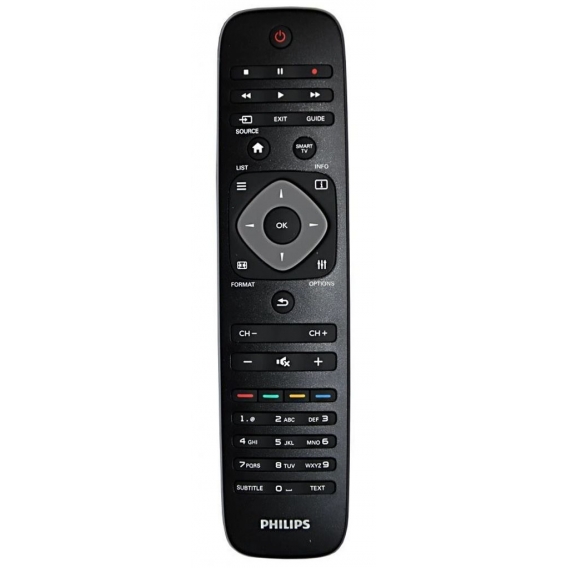 Originale Philips TV Fernbedienung für 26PFL4007T/12 | 26PFL4606H | 26PFL5403D | 32PFL3138H | 32PFL3138H/12 | 32PFL3158 | 32PFL3