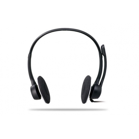 Logitech USB Headset H330, Verkabelt, 50 - 15000 Hz, Büro/Callcenter, Kopfhörer, Schwarz