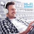 Bluetooth Kopfhörer Kabellose, HiFi Stereo Over Ear Kabellos Kopfhörer mit Mikrofon Wireless Headphone, für iPhone/Samsung/iPad/