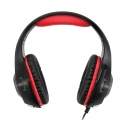 Headset mit mikrofon für PS4 Xbox One, Surround Sound Gaming Headset für  Laptop, Mac, IOS/Android Device(black red)