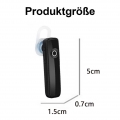 Bluetooth Headset Handy Ultraleichte kabellose In Ear Bluetooth Headset mit Stereo-Sound Freisprecheinrichtung für iPhone/Samsun