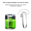 Bluetooth Headset Wireless Freisprech Telefon Bluetooth-Headset mit Mikrofon für iPhone Samsung Huawei HTC, Sony, usw mit 30 Tag