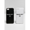 MisterTee MT2100  Back Off I Phone 6/7/8 Phone Case Set, Größe:one size, Farbe:WHITE/BLACK