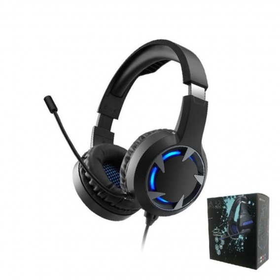 Gaming-Headset A9 LED-Licht Schwarz