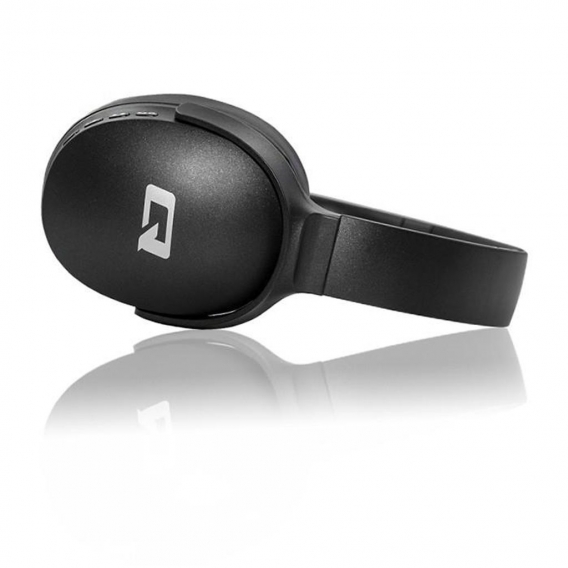 Qoltec 50851 - Drahtloses Headset mit Mikrofon Super Bass | Dynamisch | BT | Schwarz