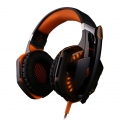 G2000 Gaming Headset Kopfhörer 3,5 mm Klinke mit LED-Hintergrundbeleuchtung und Mic Stereo Bass Noise Cancelling für Computer-Sp