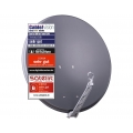 DUR-line Select 75/80 Anthrazit OL Alu Sat-Antenne ohne Logo