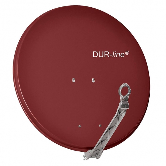 DUR-line Select 75/80cm Satellitenschüssel Alu ziegelrot