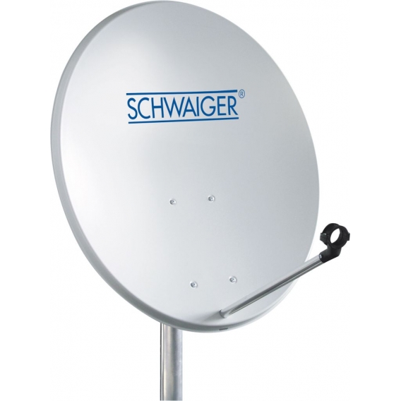 SCHWAIGER -719758- SAT Set, Satelliten Anlage, Hellgrau