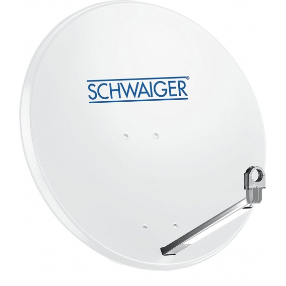 SCHWAIGER -SPI998.0- Aluminium Offset Antenne (75 cm) Hellgrau, Hellgrau (RAL7035)