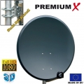 PremiumX Camping SAT Anlage 45cm Antenne Single LNB 10m Kabel SatFinder