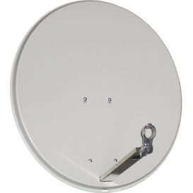 More about sky vision Alu Satellitenspiegel, 75 cm, 40 mm Feedaufnahme, RAL 7035 hellgrau