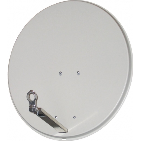 sky vision Alu Satellitenspiegel, 75 cm, 40 mm Feedaufnahme, RAL 7035 hellgrau