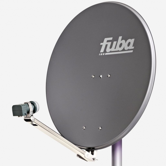 Fuba DAL 802 A Sat Satelliten Anlage Schüssel Twin LNB LMB DEK 217 2 Teilnehmer