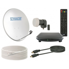 More about SCHWAIGER -ALD0012- Satellitenanlage (55 cm + Single LNB + Receiver) mit HDTV Empfang für einen Teilnehmer