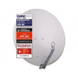 More about DUR-line Select 75/80 Hellgrau OL Alu Sat-Antenne ohne Logo