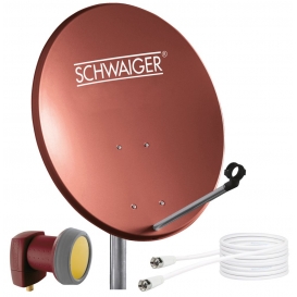 More about SCHWAIGER -719741- SAT Set, Satelliten Anlage, Ziegelrot