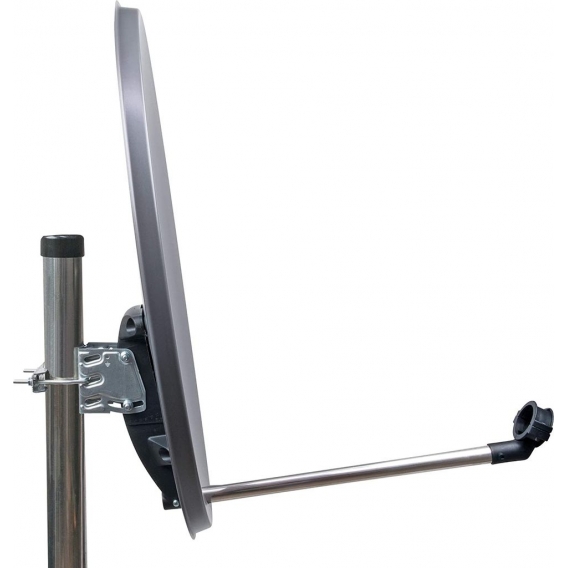 SCHWAIGER -715828- Aluminium Offset Antenne (55 cm), Anthrazit