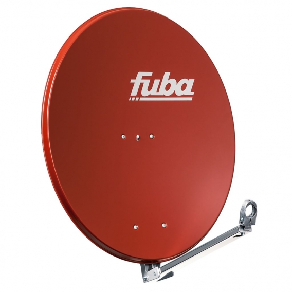 SET Fuba Sat Satelliten Anlage Spiegel Antenne Schüssel ALU DAL800 + LNB 1 - 8 Teilnehmer Rot 8 Teilnehmer