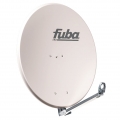 SET Fuba Sat Satelliten Anlage Spiegel Antenne Schüssel ALU DAL800 + LNB 1 - 8 Teilnehmer Hellgrau 1 Teilnehmer