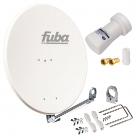 More about SET Fuba Sat Satelliten Anlage Spiegel Antenne Schüssel ALU DAL800 + LNB 1 - 8 Teilnehmer WEISS 1 Teilnehmer